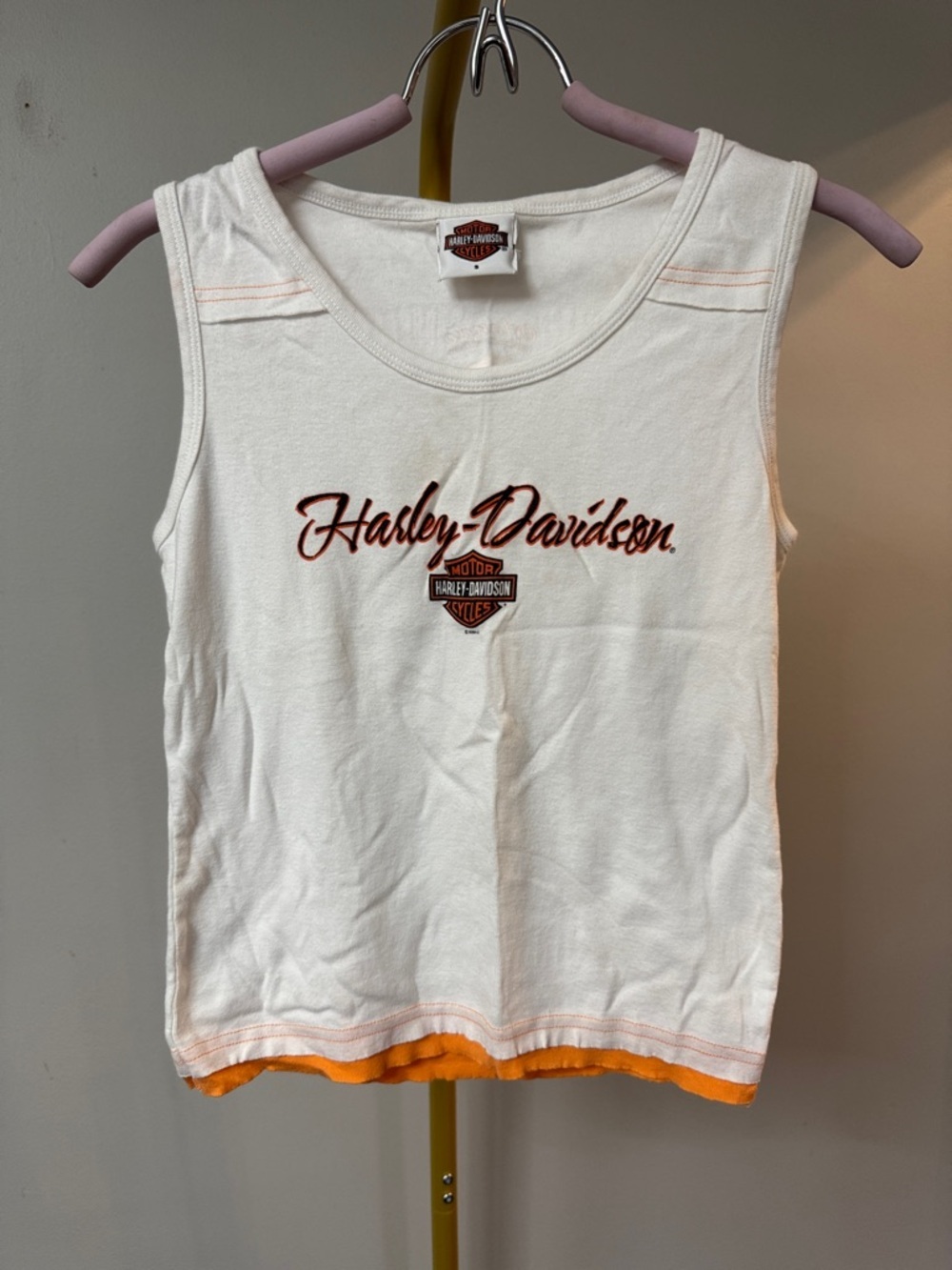 Harley-Davidson White Tank top Orlando FL EUC S